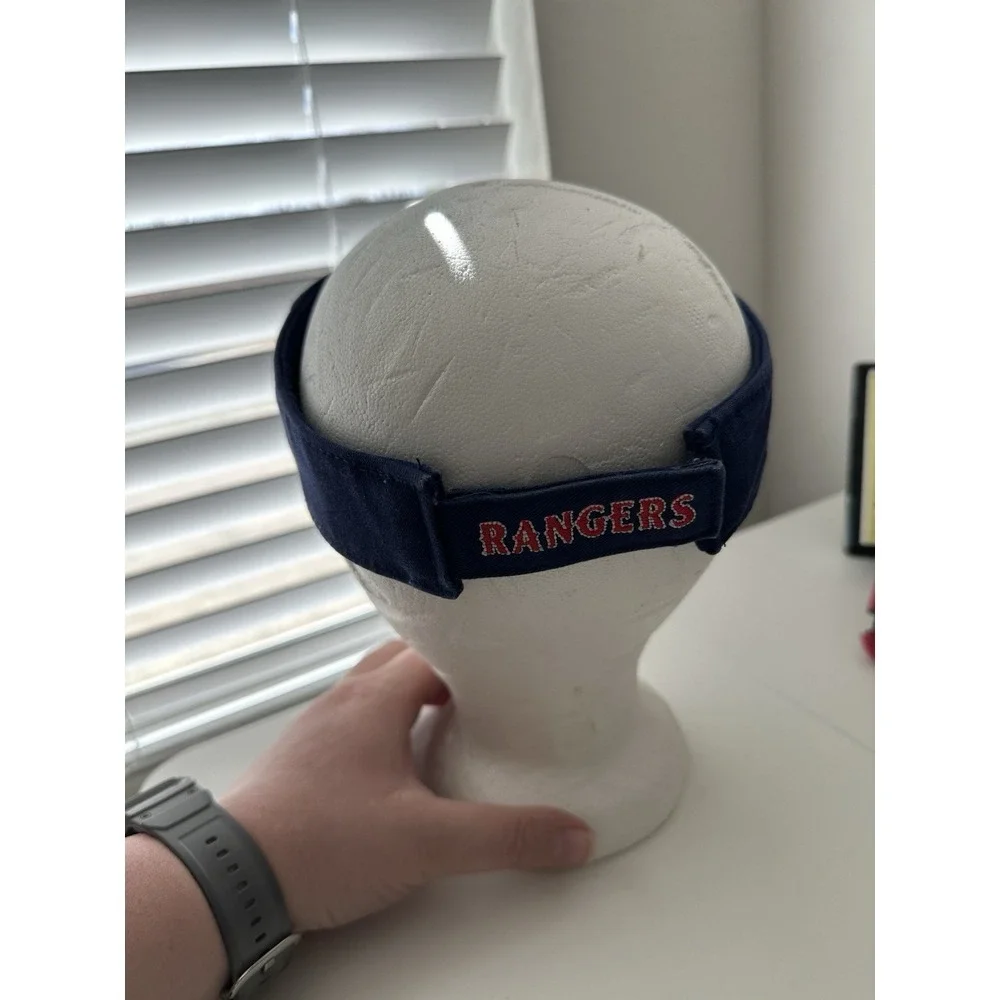 Texas Rangers Blue Visor Nike Dri-Fit Baseball MLB Adjustable Hat Cap‎